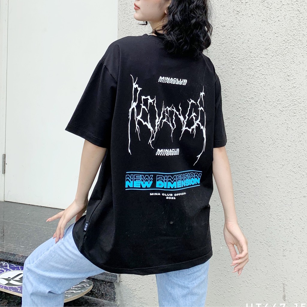 Áo thun/phông cộc tay unisex Mina studio HT447 chất liệu cotton thấm hút mồ hôi phong cách trẻ trung | BigBuy360 - bigbuy360.vn