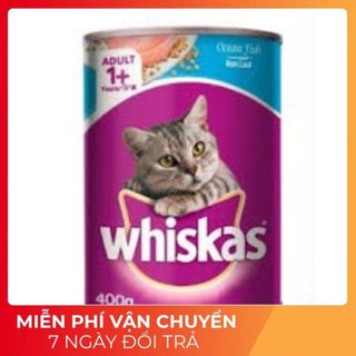 [Siêu Giảm Giá] Pate cho mèo whiskas lon 400g đủ vị dành cho mèo.
