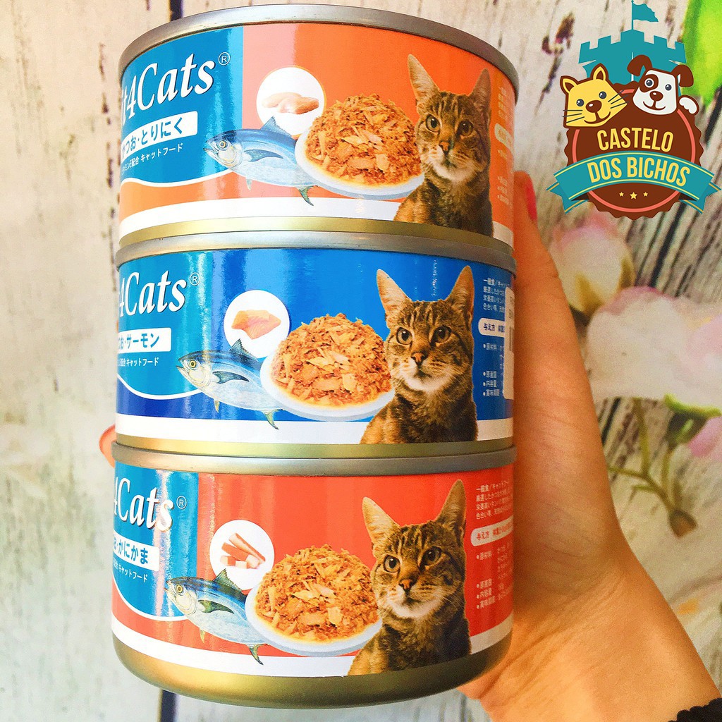 [Mã PET50K giảm Giảm 10% - Tối đa 50K đơn từ 250K] Pate Cho Mèo FIT4CAT Lon 160G Vị Cá Ngừ + Cá Hồi [ Chính Hãng ]