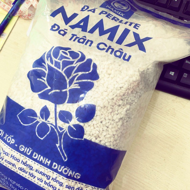 Đá perlite - đá trân châu dùng trộn đất túi 5 lít