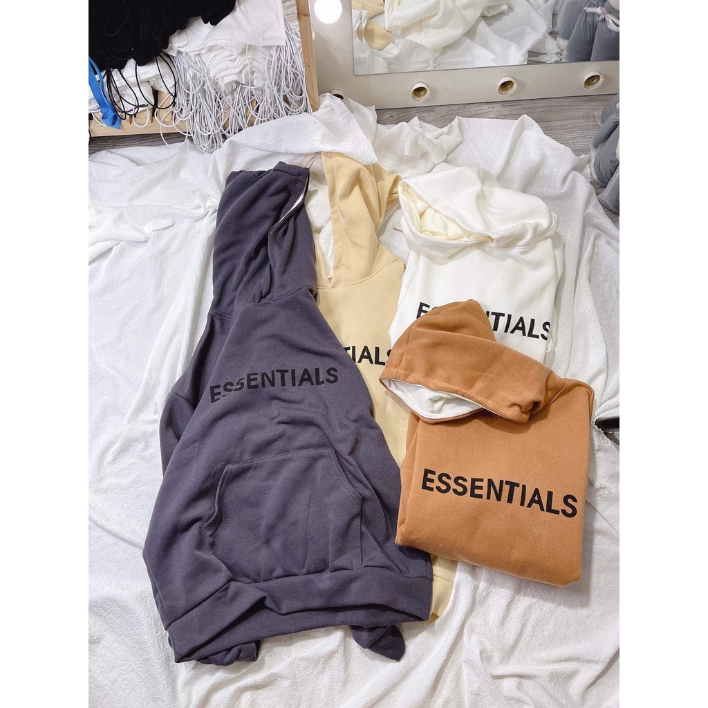 Áo Nỉ Hoodie Essentials Nữ - BaoBao.Clothing [FREE SHIP] - Sweater form rộng dài tay, phong cách retro cổ điển | BigBuy360 - bigbuy360.vn