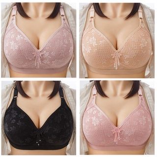 Áo Ngực Cotton Không Gọng Size Lớn Cúp 38-46 B C Cho Nữ