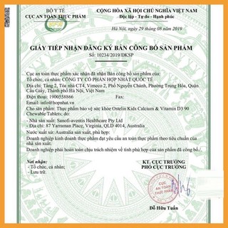 Canxi Bầu Ostelin 130 viên