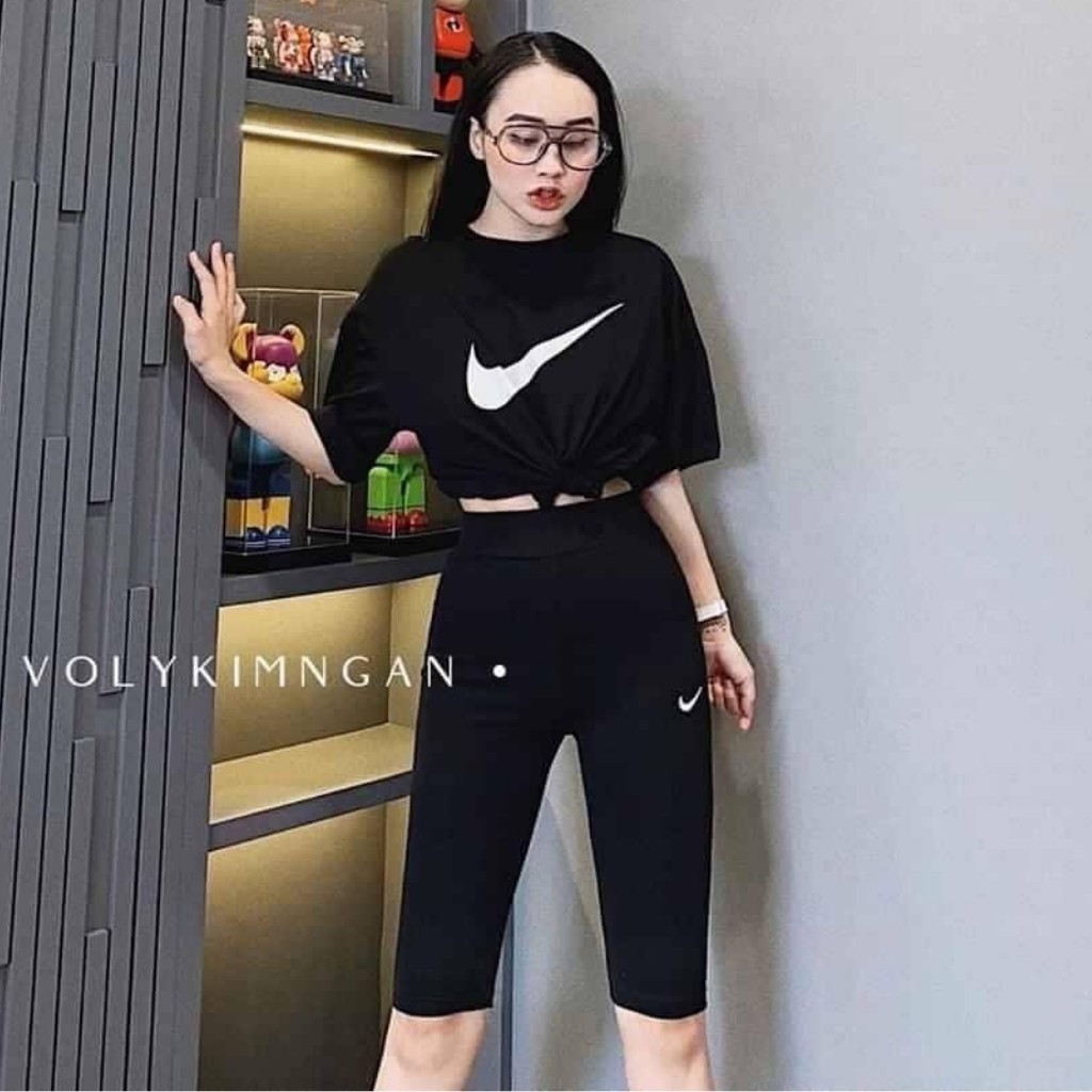 Đồ bộ nữ [FREESHIP] Đồ bộ nữ chất cotton 100% co dãn đanh mịn quần ngố lửng NK001 | BigBuy360 - bigbuy360.vn