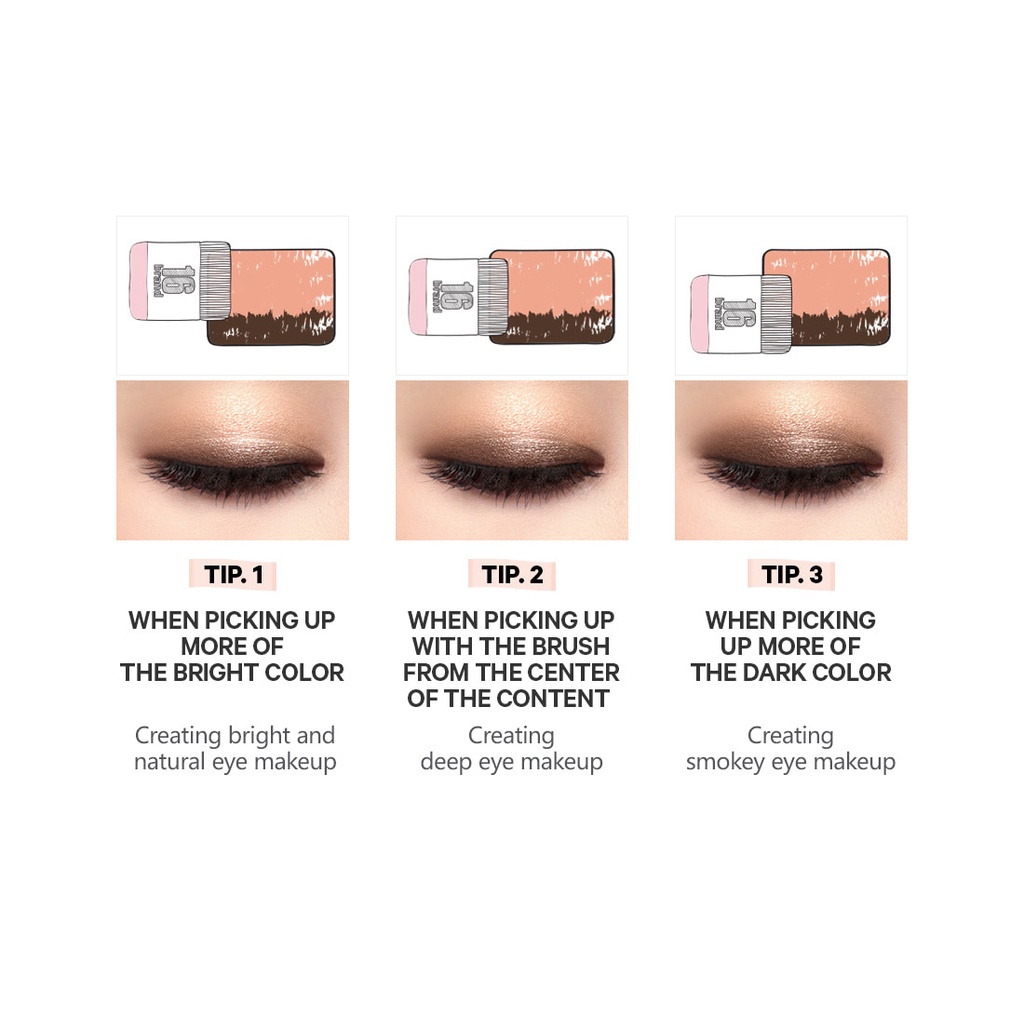 [ĐỌC KĨ MÔ TẢ] Kit màu mắt đa năng 16 Brand Sixteen Eye Magazine All About Eye fullsize 2.5g (Hàn Quốc)