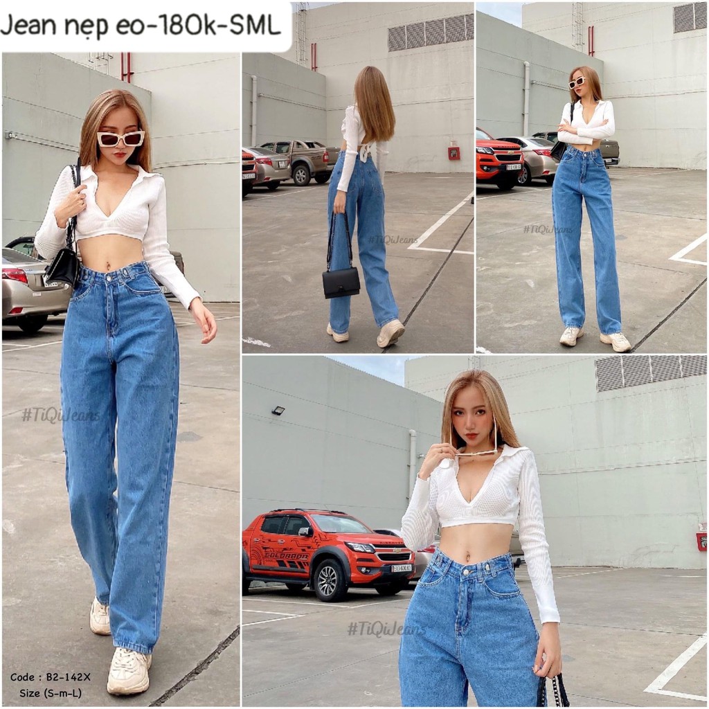 JEANS NẸP EO [Moment House]