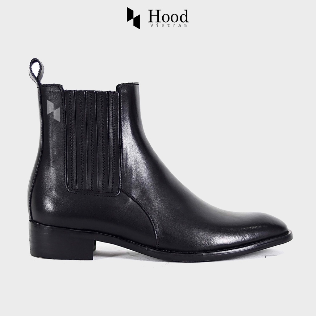 Giày Chelsea Boot chun da sọc - 100% da bò cao cấp - Bảo hành 12 tháng