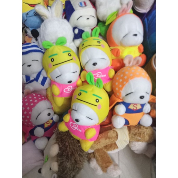 Móc khoá gấu bông mini ,hí size khoảng 7-12cm