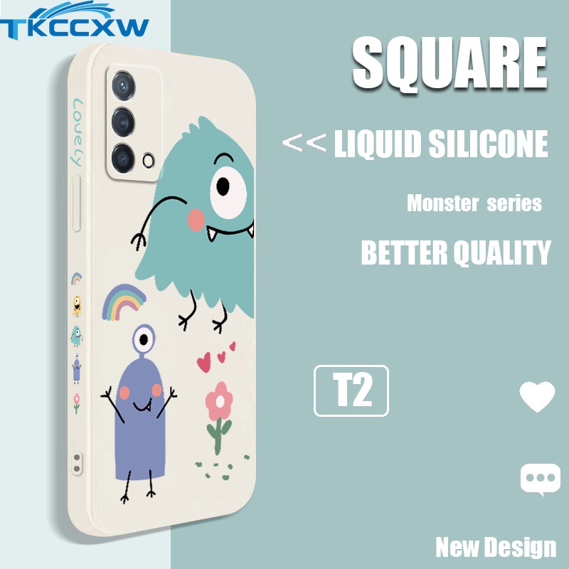 Ốp Điện Thoại Silicon Dẻo Hình Quái Vật Nhỏ Cho Realme Q3 Pro Carnival Gt Neo Realme 8 Q3I Q3 5g V13 V15 V11