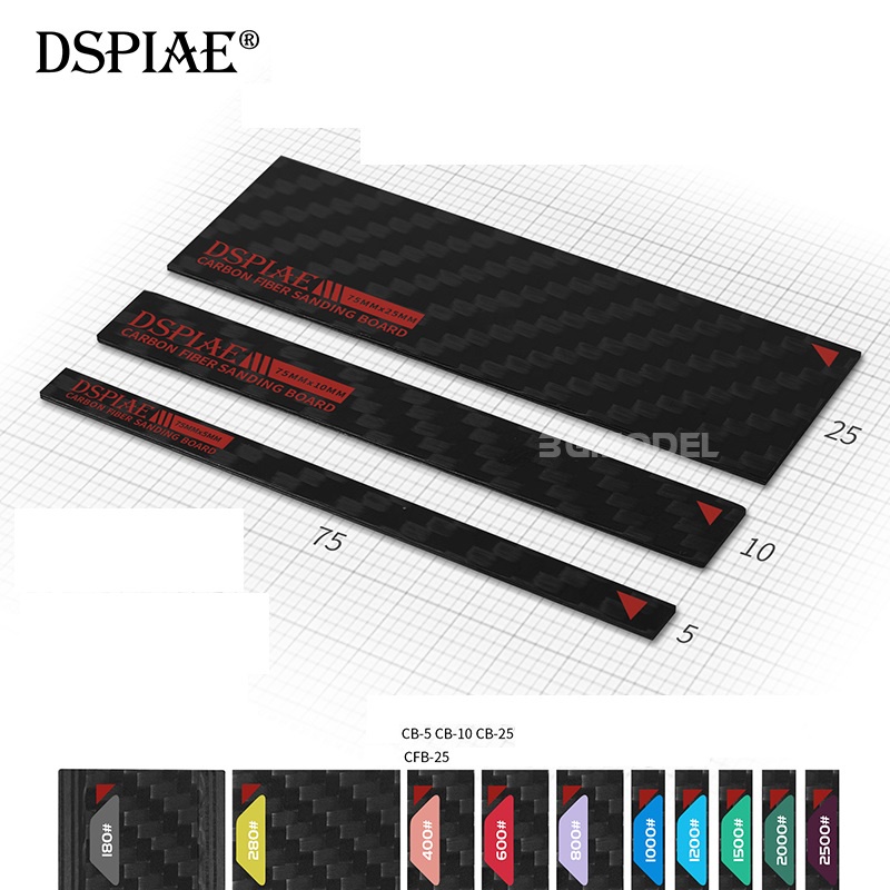 Công cụ DSPIAE đánh bóng sợi carbon siêu mỏng và tấm đánh bóng vát