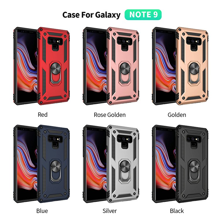 Ốp lưng Samsung Galaxy Note 9 / Nơte 10 Plus / Note 20 Ultra chống sốc quân đội nhẫn Iring cao cấp giá đỡ xem phim
