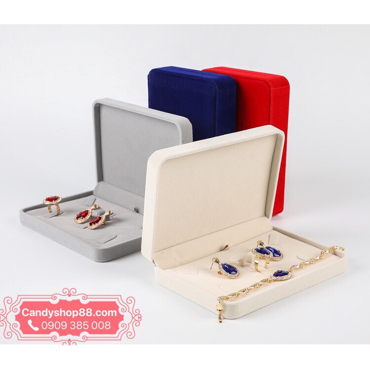 Hộp vải nhung đựng trang sức cưới bởi candyshop88 | BigBuy360 - bigbuy360.vn