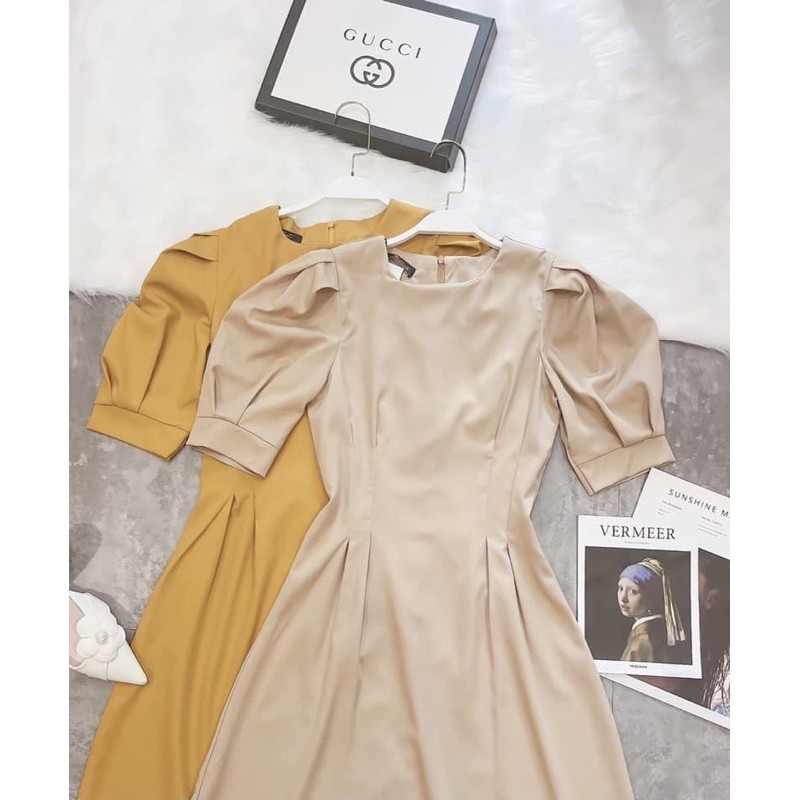 [Mã WASTMAY giảm 15% tối đa 30K đơn 150K] BÁN SỈ VÁY XOÈ LY EO 2M VÀNG BE CHO NỮ | BigBuy360 - bigbuy360.vn