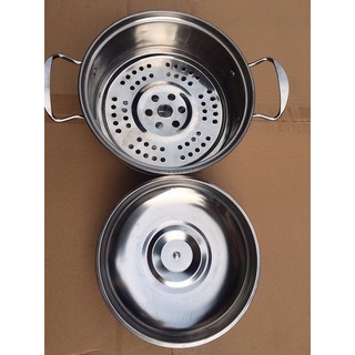 NỒI HẤP INOX- 20CM KÈM XỬNG HẤP