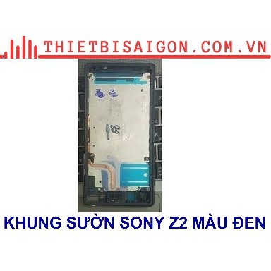 KHUNG SƯỜN SONY Z2 MÀU ĐEN