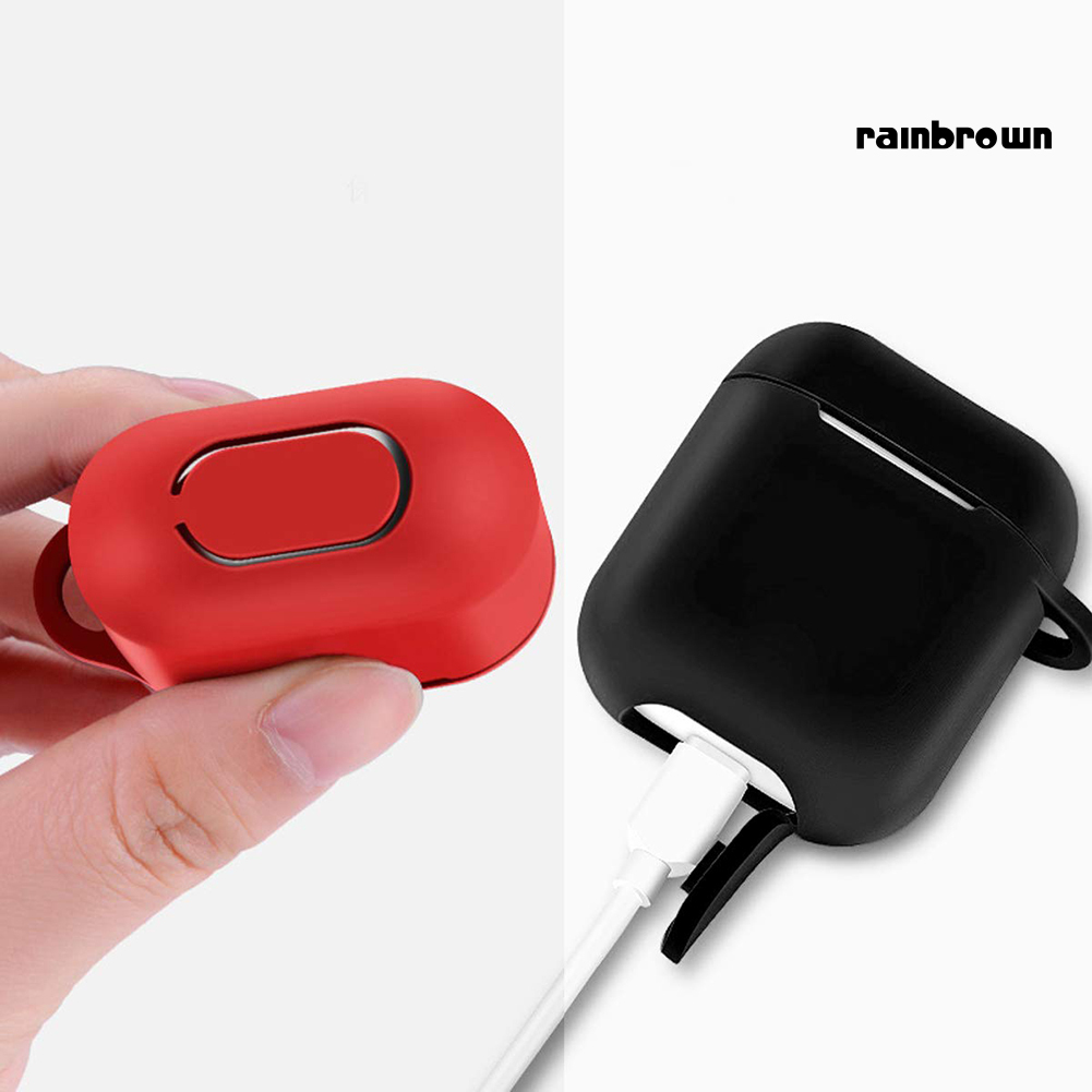 Hộp Bảo Vệ Bằng Silicone Chống Bụi Cho Hộp Sạc Airpods