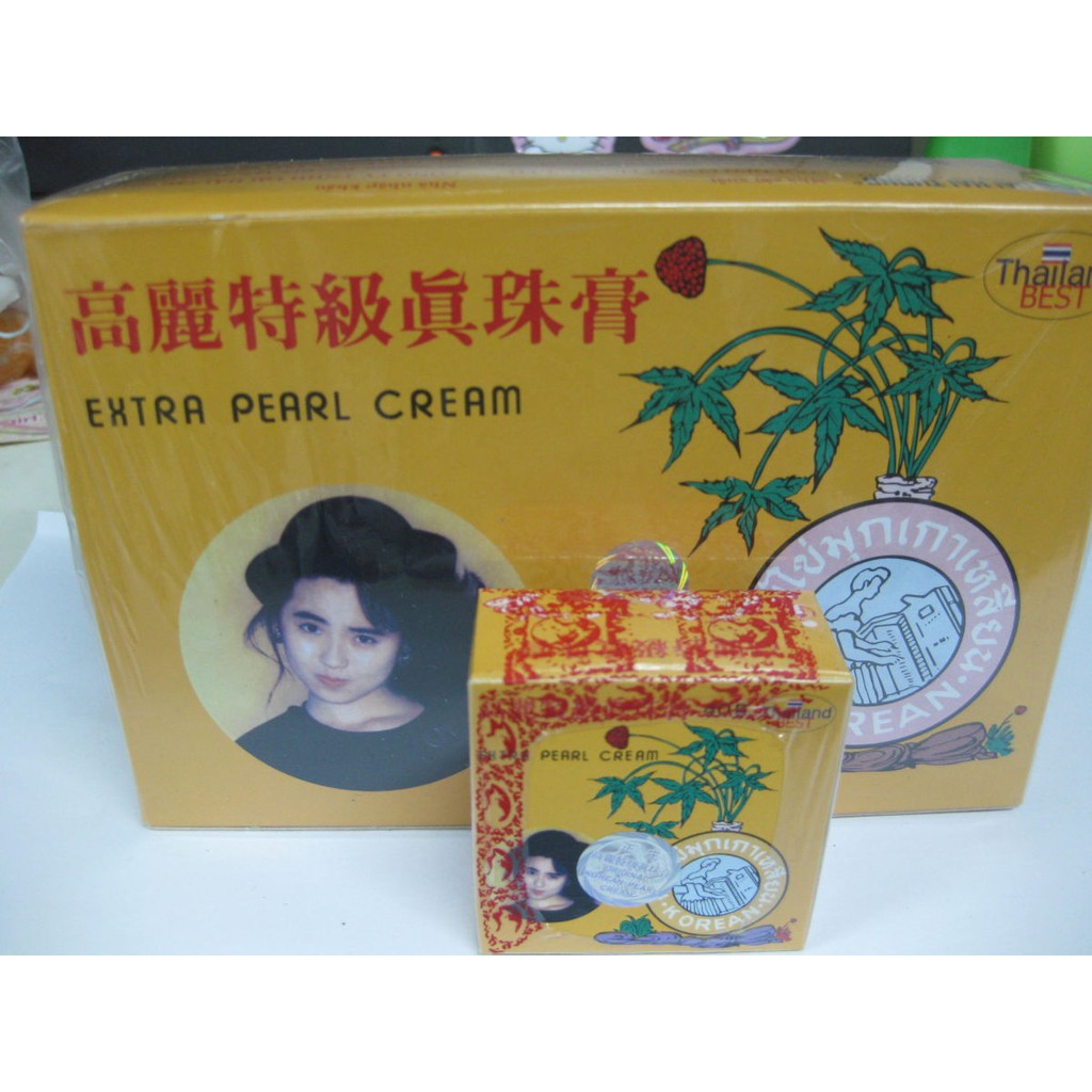 Kem sâm dưỡng trắng da Korean Extra Peal Cream 5g  - Hàng Thái Lan