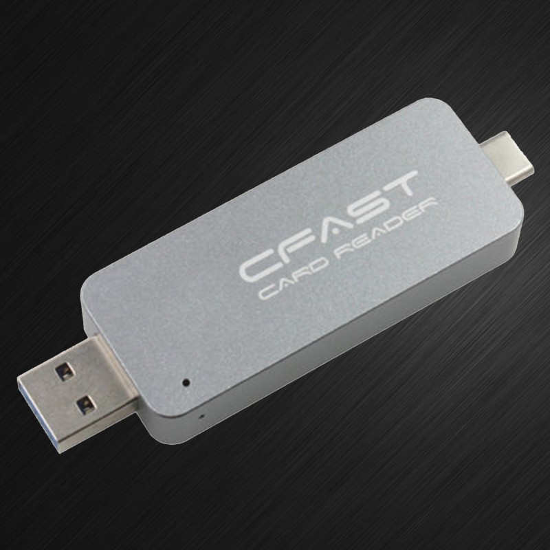 Đầu Đọc Thẻ Nhớ Hai Cổng Usb 3.0 Usb3.1 Type-c Type-a Cfast2.0