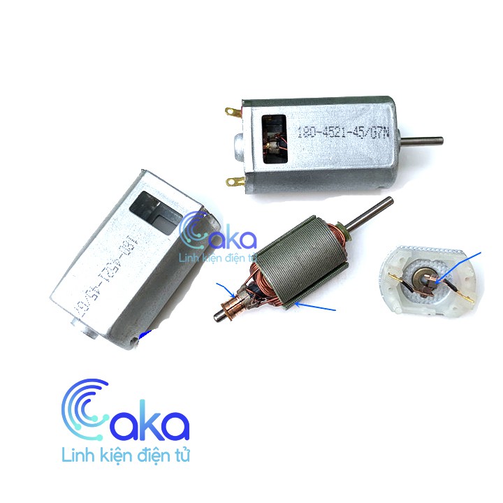 Động cơ 180, Motor 180 siêu khỏe chiều dài trục 5mm