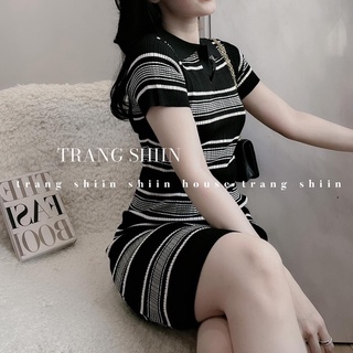 Đầm body len