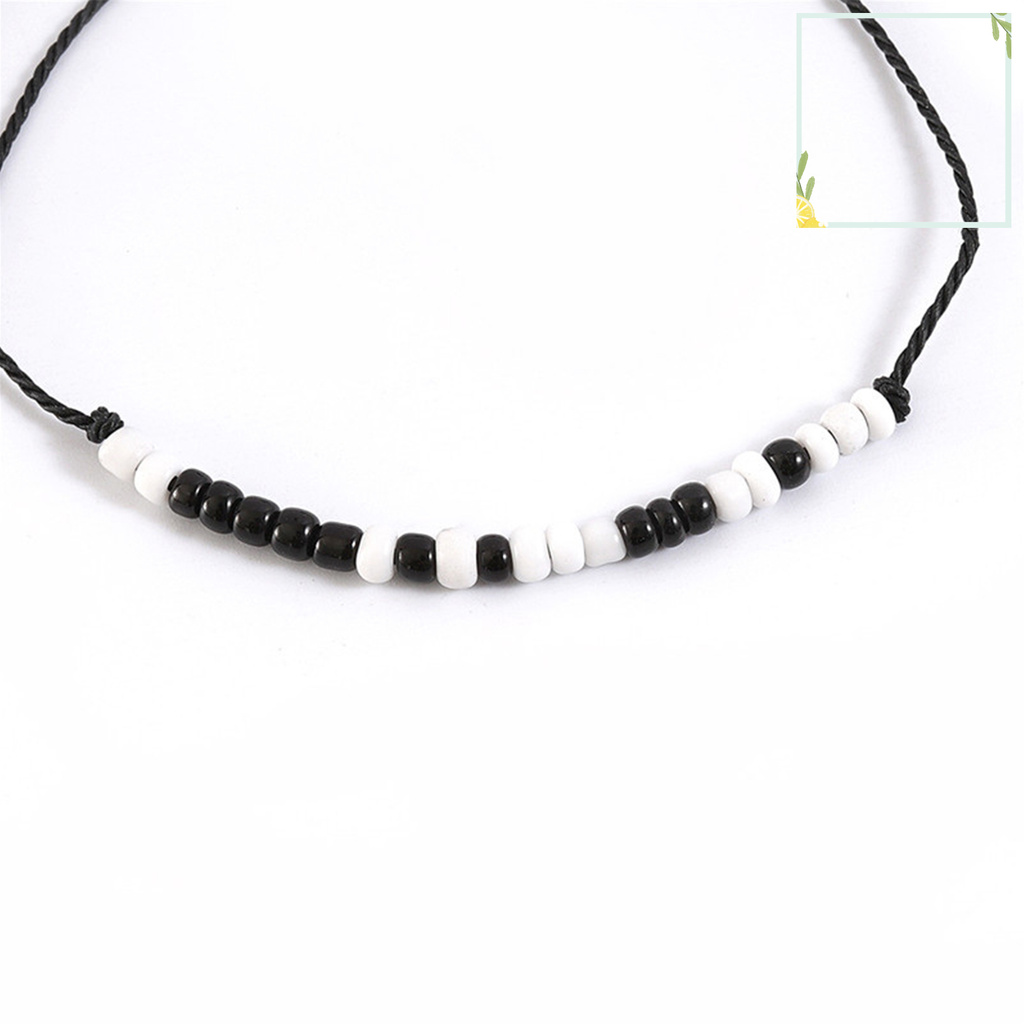 Bộ 2 Vòng Tay Chuỗi Hạt Handmade Có Thể Điều Chỉnh Kích Cỡ Tiện Dụng Cho Nam Và Nữ