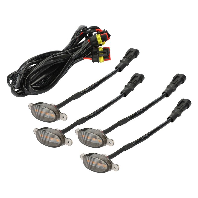 Set 4 Đèn LED Gắn Phía Trước Xe Hơi Ford F-150 F150 2009-2018