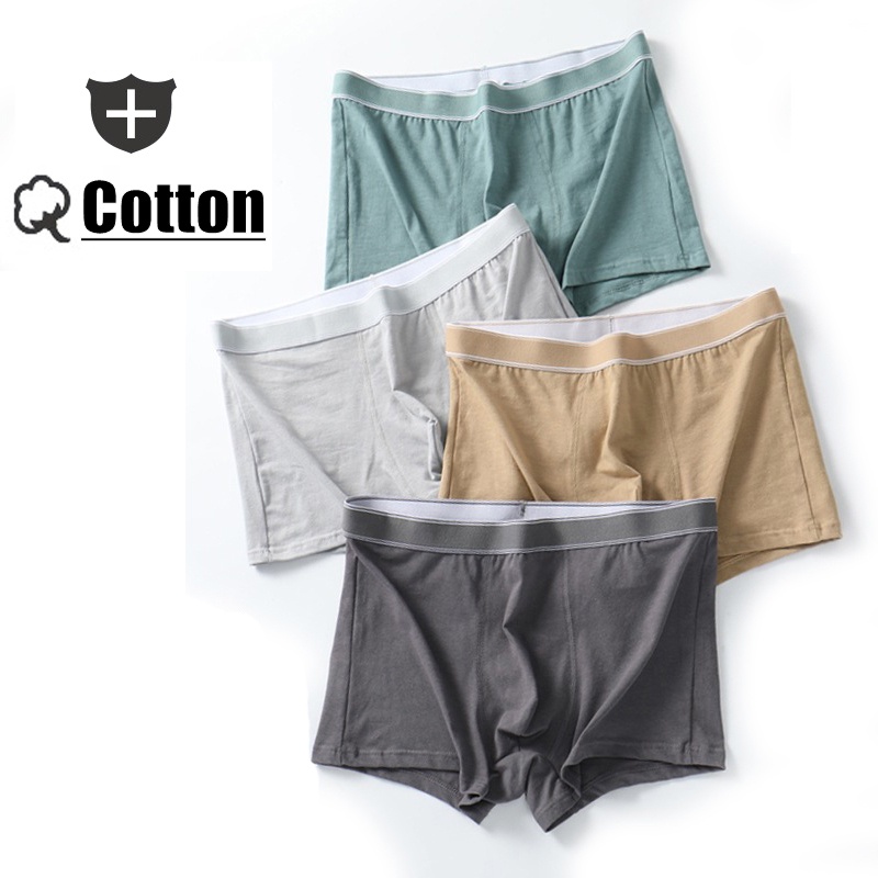 [90kg - 50kg] Quần Lót Nam Boxer Thun Munafie MC007# Đồ Lót Bốn Góc