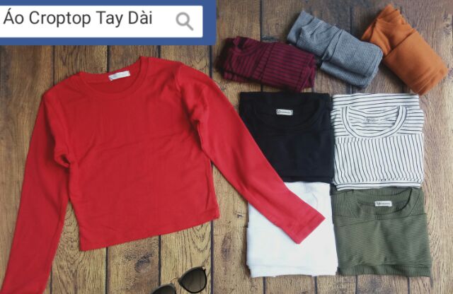 Áo Croptop Tay Dài Hàng Tận Xưởng - CH-CTD