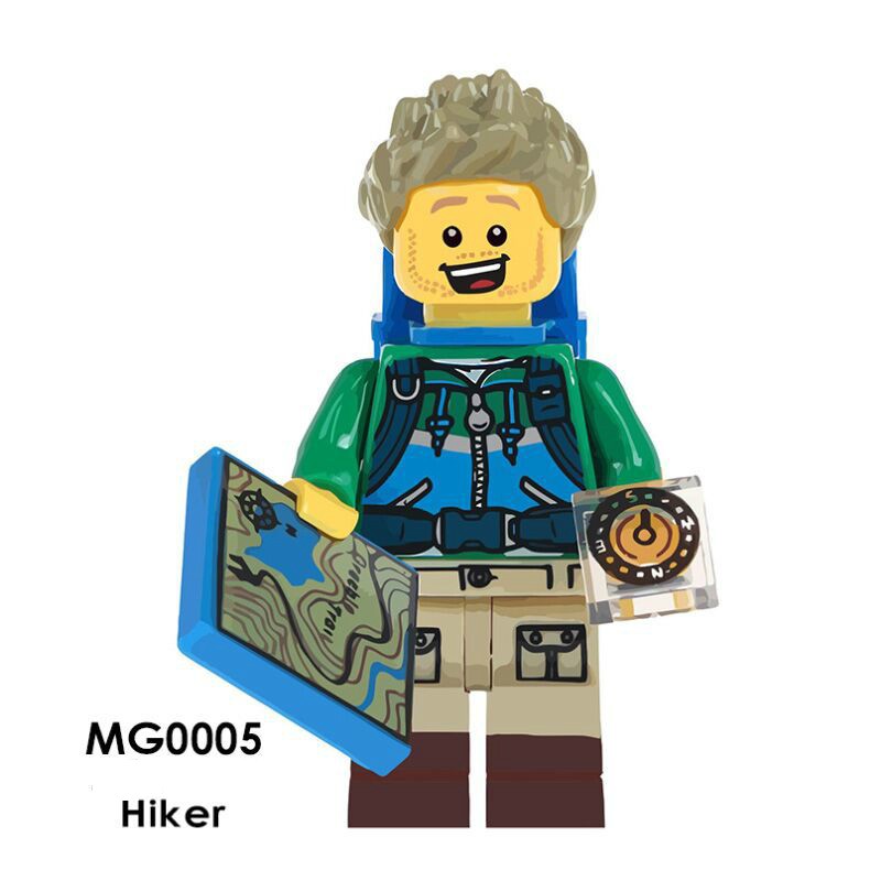 Minifigures Nhân Vật Nhà Thám Hiểm Hiker MG0005