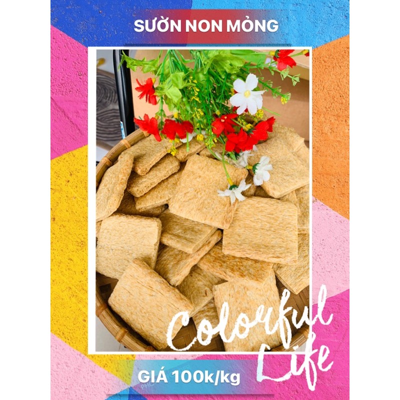 ❤️ 1KG SƯỜN NON CHAY LOẠI MỎNG/ siêu ngon