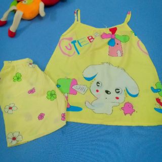 Bộ lanh (tôn) 2 dây bé gái hình thật