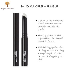 [BẢN CANADA] Son Dưỡng Lót Môi PREP + PRIME LIP - MAC
