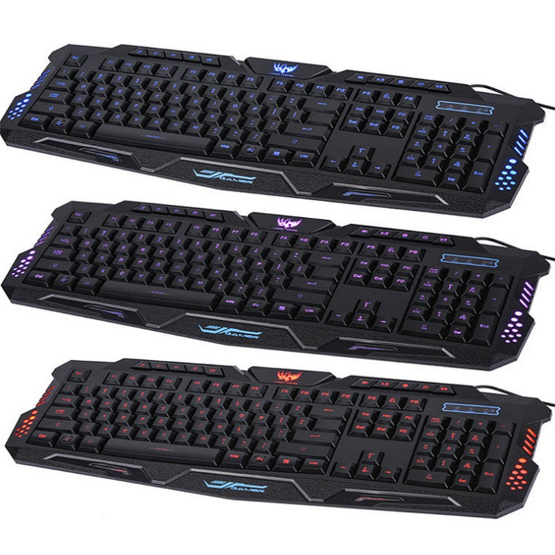 [On Sale] M200 mechanical armor three-color backlit keyboard cl lol wired gaming keyboard luminous keyboard