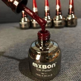 Sơn gel đỏ đô mxbon chai 15ml