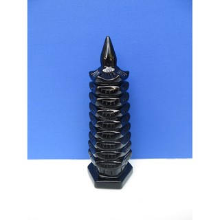 Tháp văn xương đen 9 tầng cao 15cm