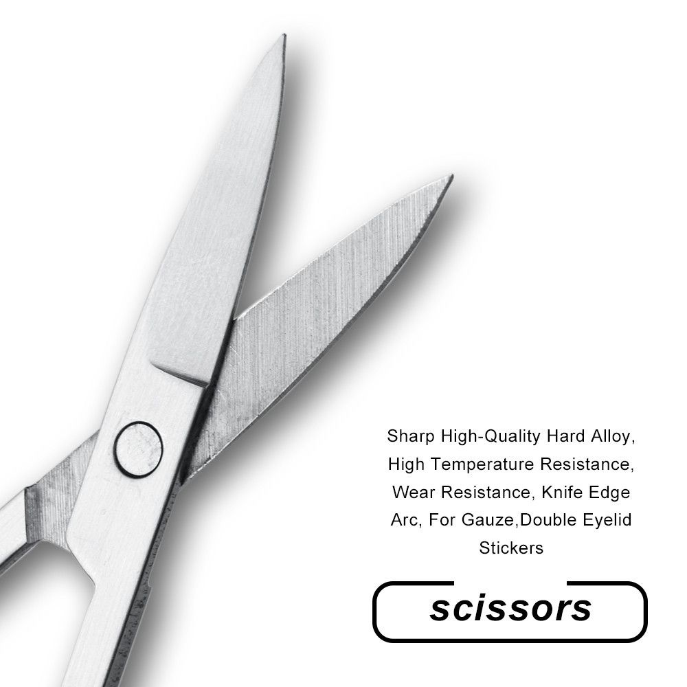 [Hàng mới về] Kéo tỉa lông mày bằng thép không gỉ chuyên nghiệp chất lượng cao