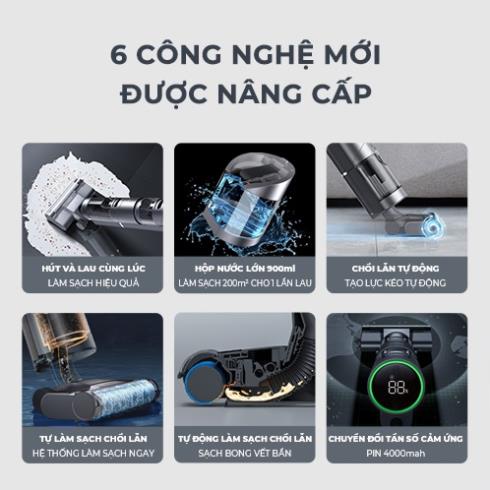 Máy Lau Sàn Hút Bụi Không Dây Cầm Tay Dreame H11 MAX - Bản Quốc Tế - BH 12 tháng