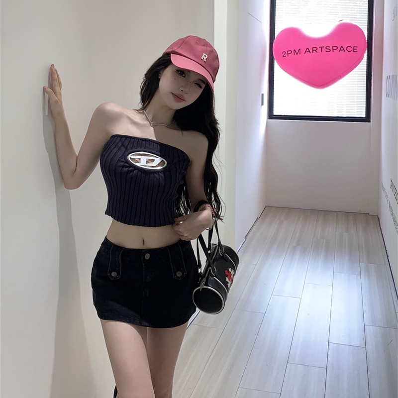 Áo Dệt Kim Sát Nách Thời Trang Mùa Hè Cho Nữ