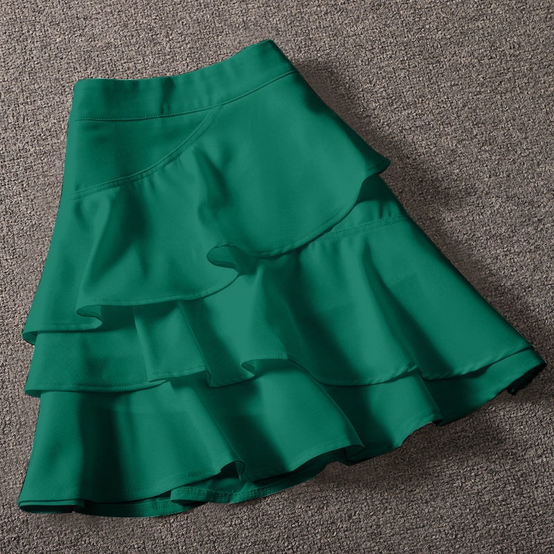 Chân Váy Tầng Dáng Chữ a Lưng Thun Co Giãn Phong Cách Hàn Quốc Thời Trang Cho Nữ