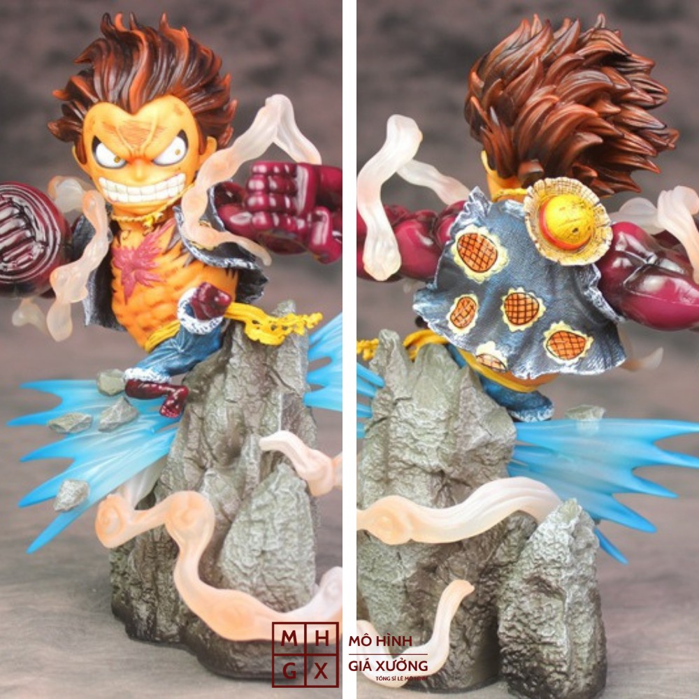 Mô Hình Luffy mũ rơm Gear 4 Snake Man Cao 21cm -  Figure Tượng Monkey D.Luffy Vua Hải Tặc