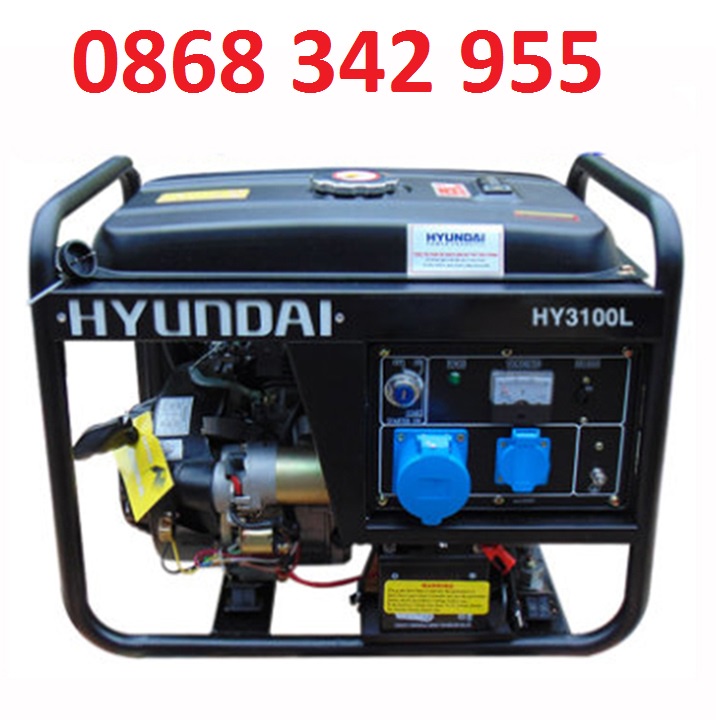 Máy Phát Điện Chạy Xăng 2.5KVA-2.8KVA Hyundai HY3100L