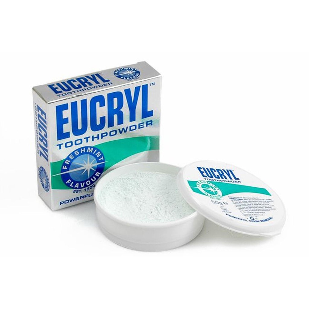 Eucryl Bột Đánh Răng Tẩy Trắng Toothpowder 50g
