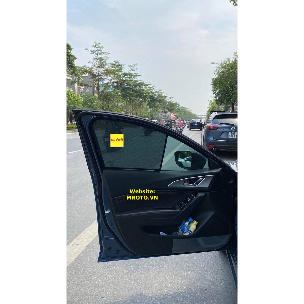Rèm Che Nắng chống UV Xe Mazda 3 Hatback 2015-2019 Hàng Loại 1 MR.ÔTÔ -Bảo Hành 2 Năm