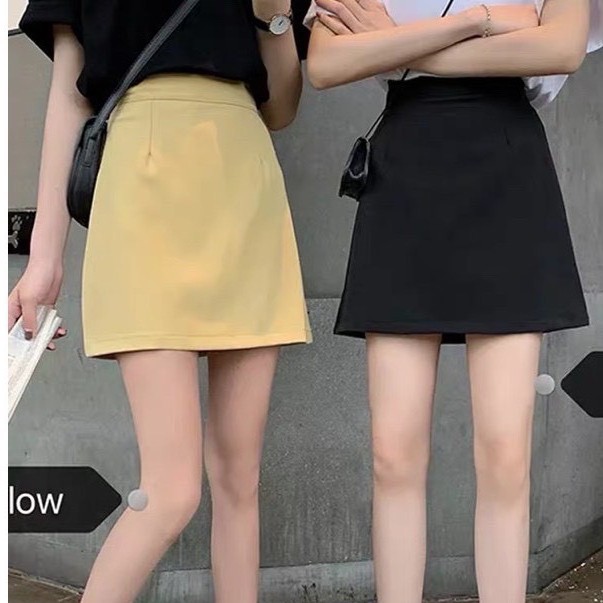 Chân váy chữ A ngắn cạp lưng cao có quần lót trong - Mặc đi làm Công sở Đi học sinh Đi Chơi đẹp | BigBuy360 - bigbuy360.vn