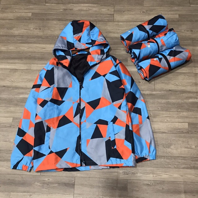 ÁO KHOÁC DÙ UNISEX FORM RỘNG 3D CỰC ĐẸP