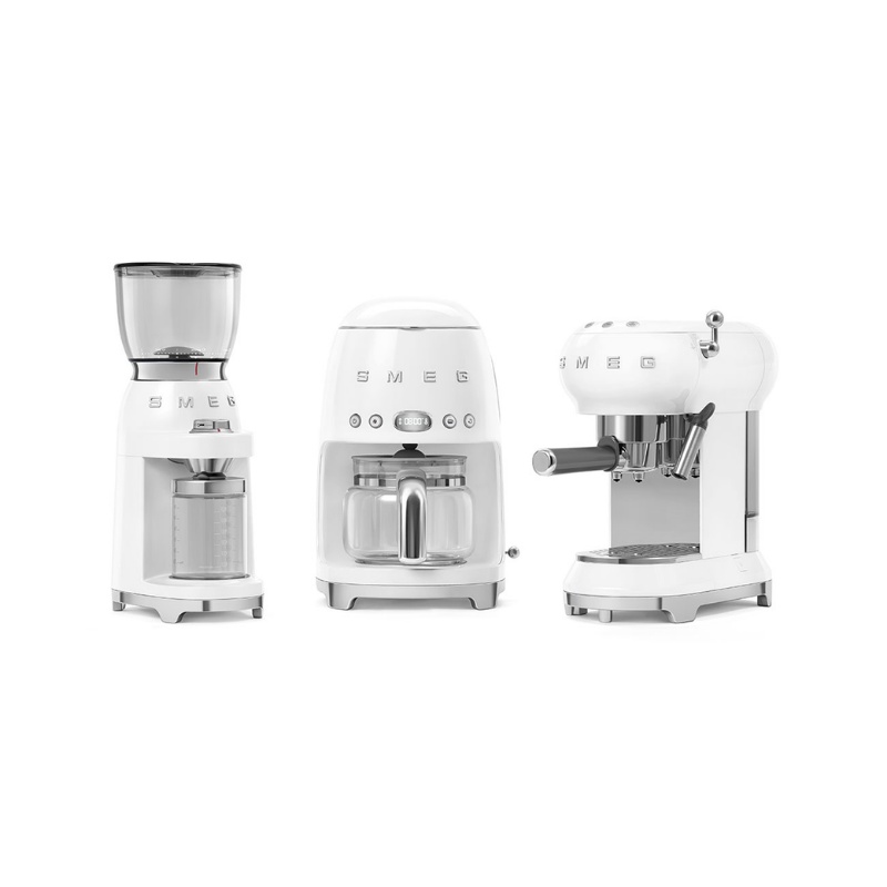 [Mã ELHADEV giảm 4% đơn 300K] Máy xay cafe SMEG CGF01WHEU màu trắng tiện dụng