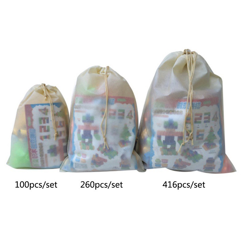 Bộ đồ chơi hình khối xây dựng độc đáo dành cho trẻ