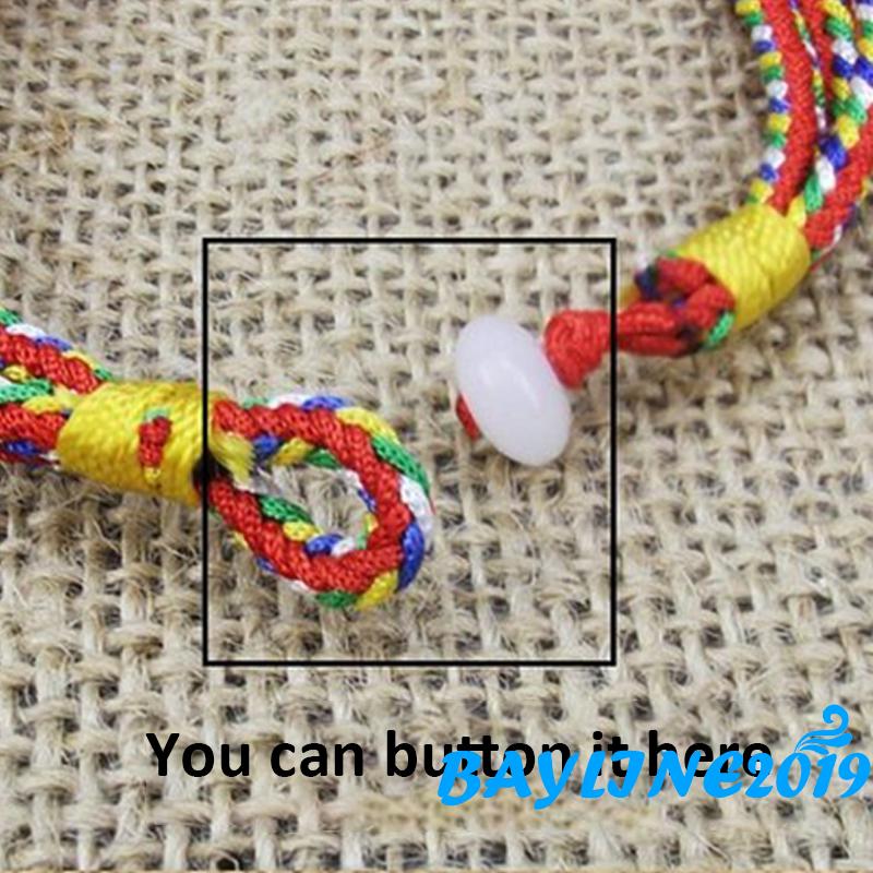 Vòng Tay Dây Bện Thiết Kế Đơn Giản Dễ Thương Cá Tính Dành Cho Nam Và Nữ
