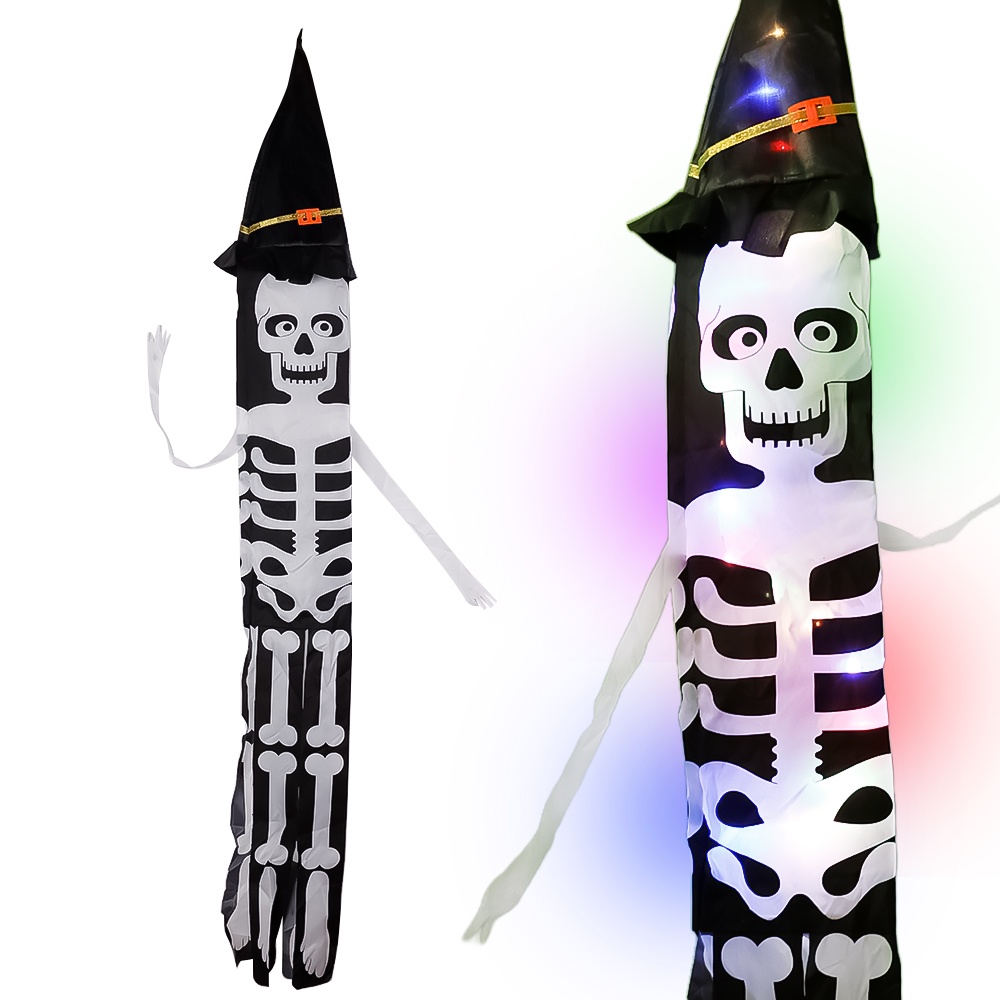 Đèn LED Khung Đầu Lâu Nổi Trang Trí Halloween