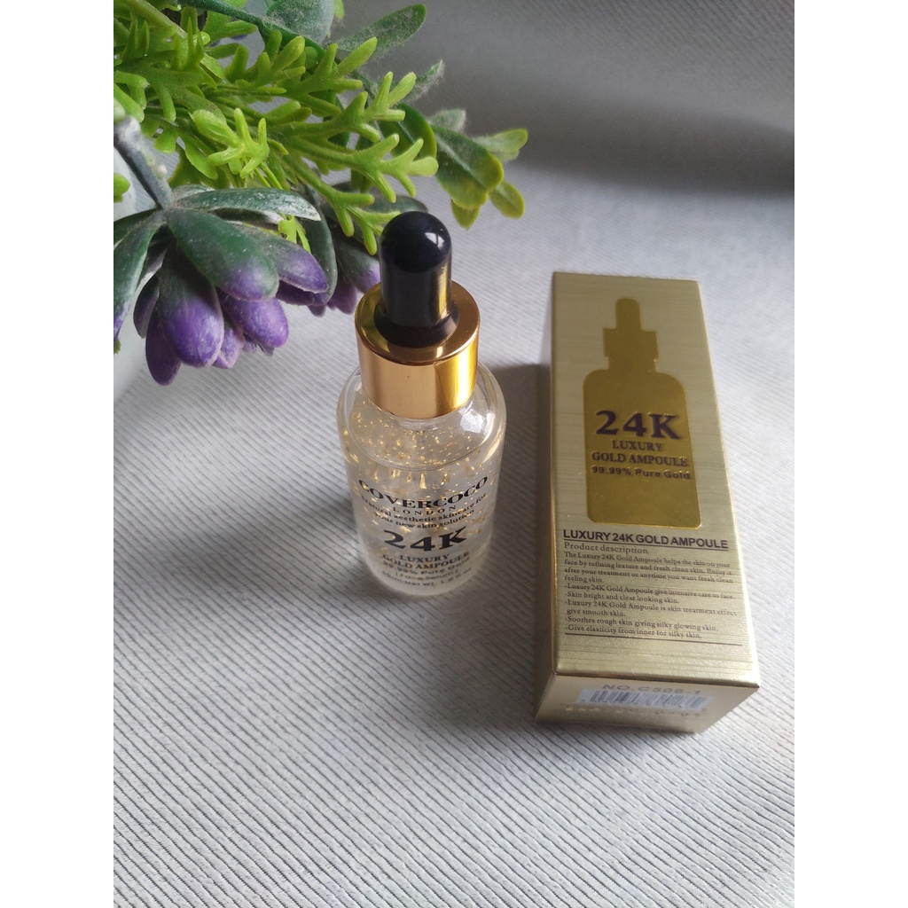 Serum gold 24k covercoco london, tinh chất vàng 24k chống lão hóa làm sáng da hiệu quả - VyVy Store